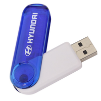 Transparent Swivel USB