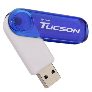 Transparent Swivel USB