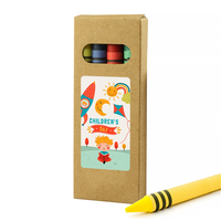Wax Crayon Set in Cardboard Box
