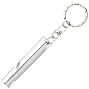 Aluminium Whistle Key Ring
