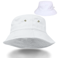 Youth Brushed Cotton Twill Bucket Hat